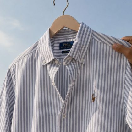 Blue - Old Money Stripe Full Shirt