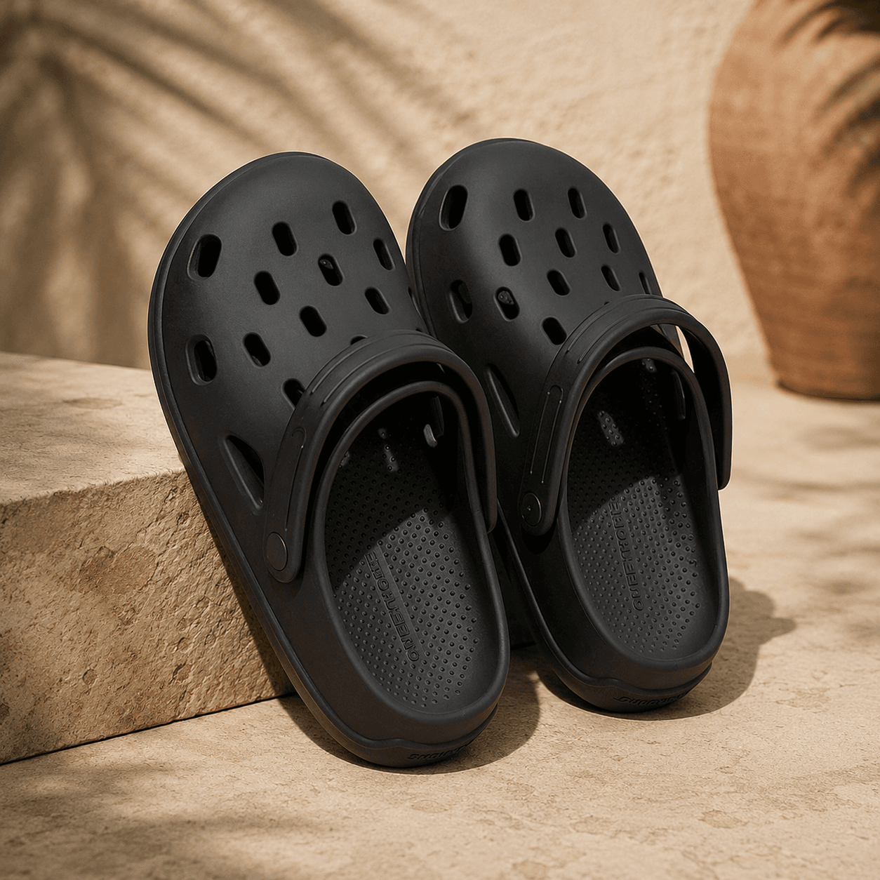 Black Comfort Clog for Men EVA15 - RaymanBD Black Comfort Clog for Men EVA15 - RaymanBD