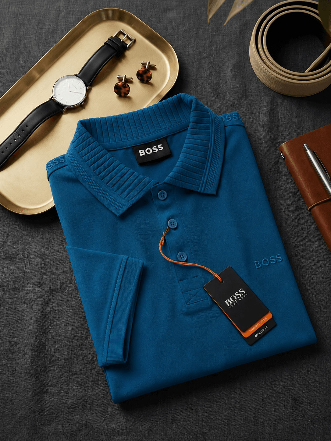 boss polo blue Boss Polo - Export - Image 1