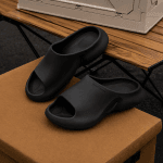 Minimalist black slides EVA13