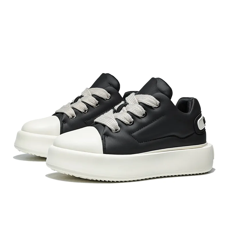 Thick Sole Sneaker for Men - Black White RaymanBD