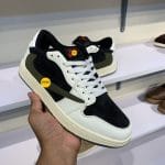 Travis Scott AJ1 Olive premium custom sneaker Bangladesh